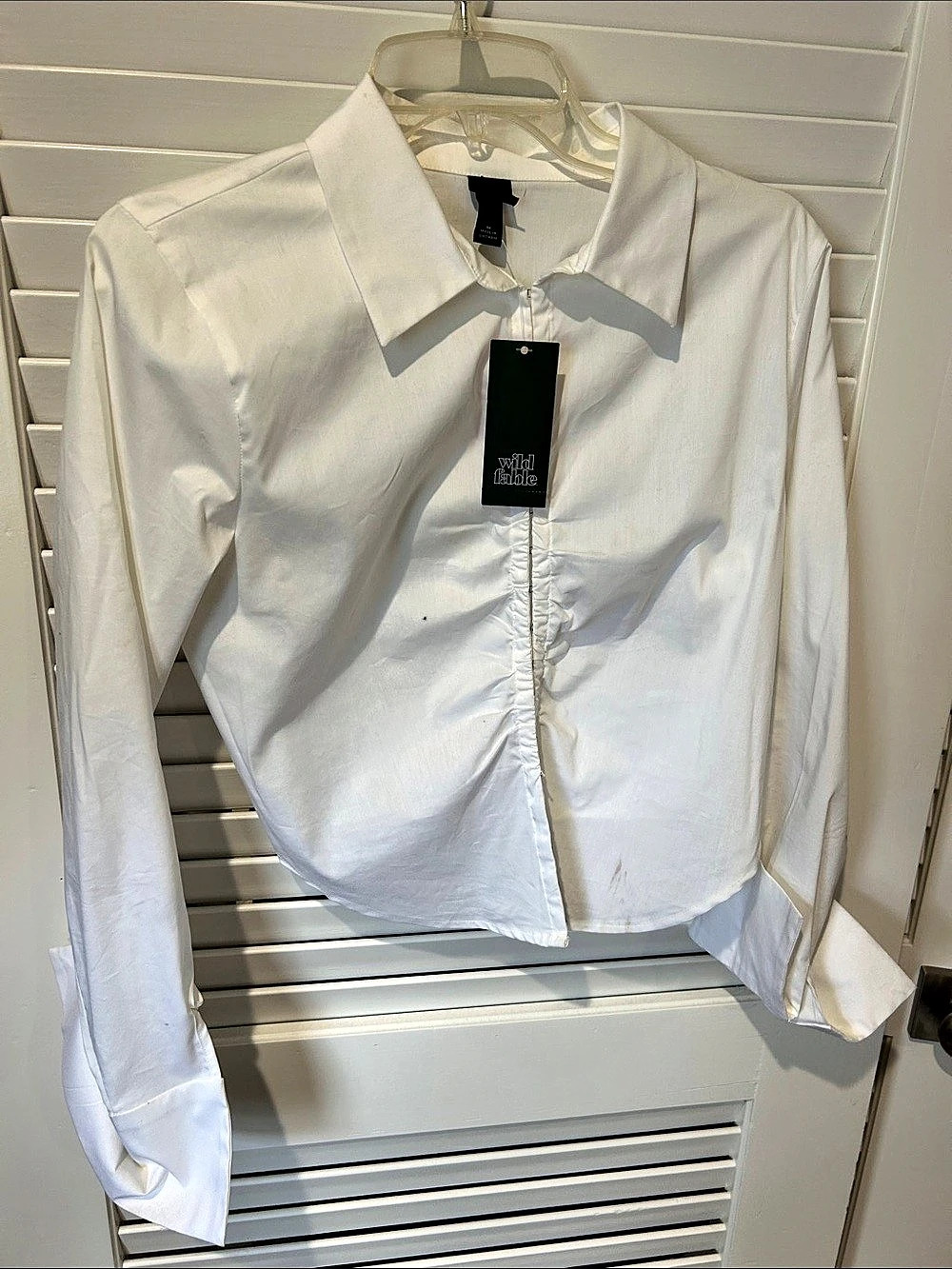 Wild Fable White Button Down Shirt